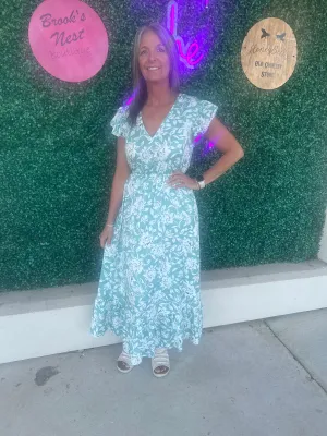 Boho Floral Maxi Dress