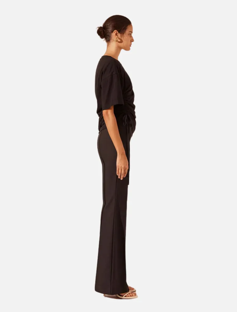 Boot Cut Flared Pant - Black