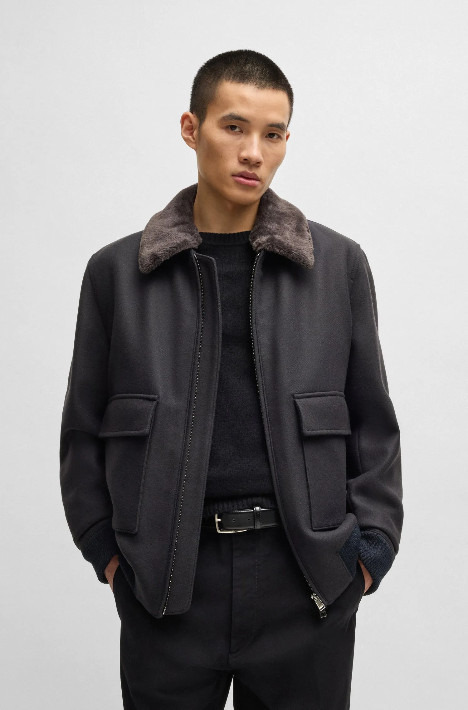 BOSS Coats  in Wool Mix - H-CHARLY-251 10269384 01-50535407