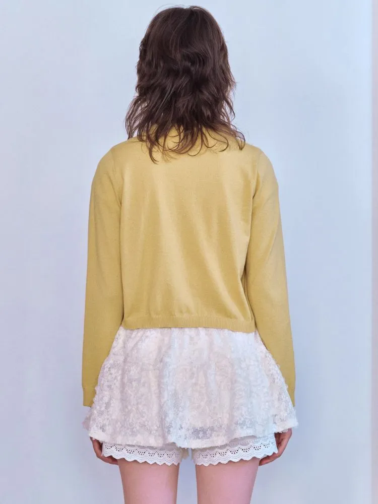 Bow tie cardigan【s0000007067】