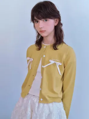 Bow tie cardigan【s0000007067】