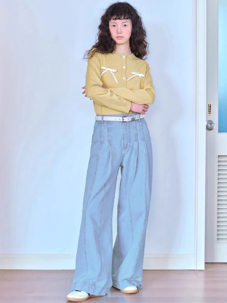 Bow tie cardigan【s0000007067】