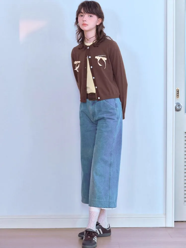 Bow tie cardigan【s0000007067】