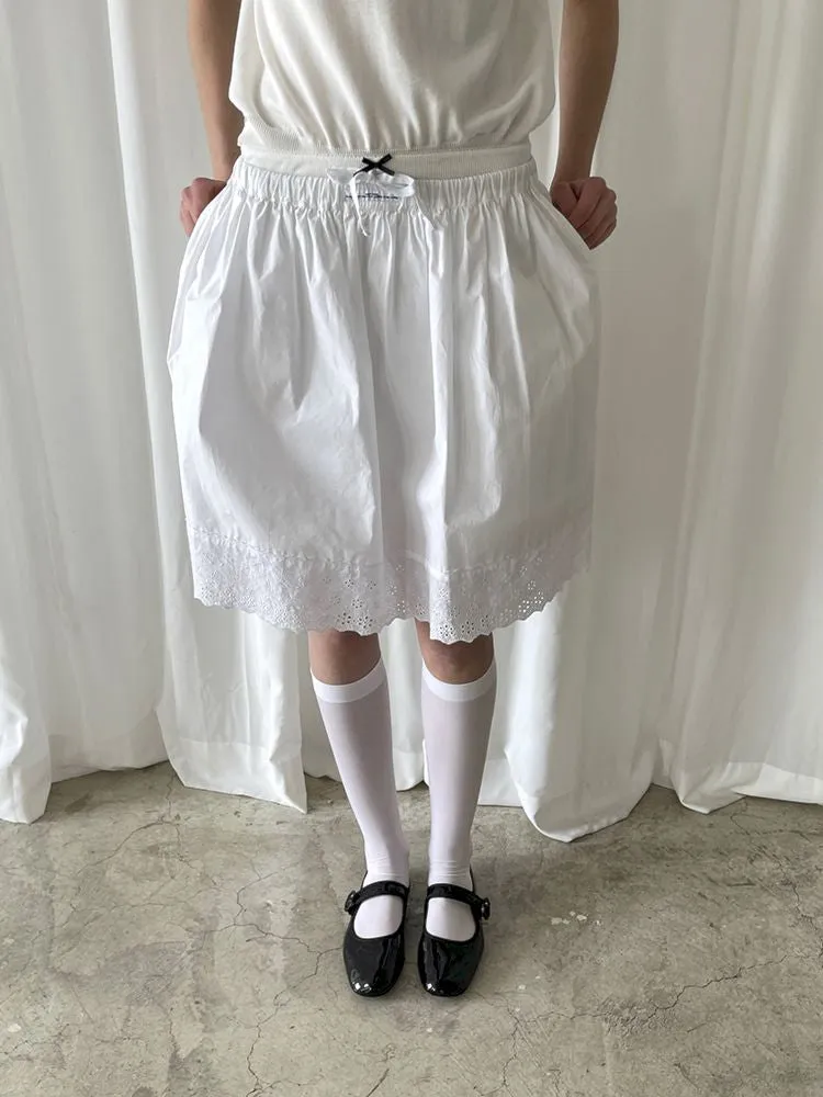 Bow Tie Flower Embellished Short Sleeve Shorts Set【s0000007448】