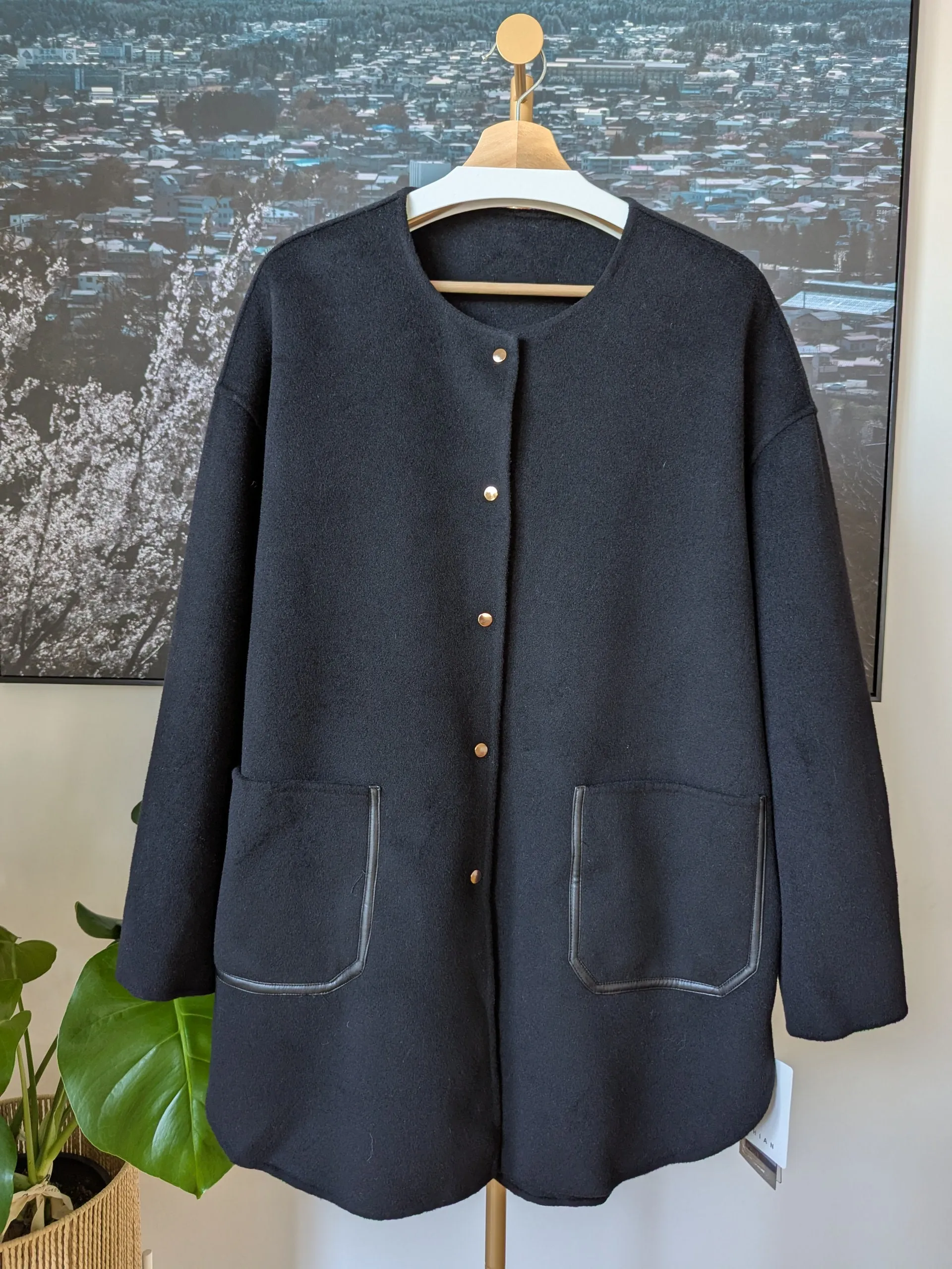Brand New 100% Australian superfine Wool Coat 938 Size S 8-10 FREE SHIPPING