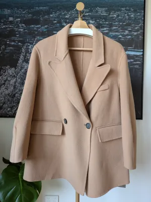 Brand New 100% Wool Coat 943 Size M 12-14 FREE SHIPPING