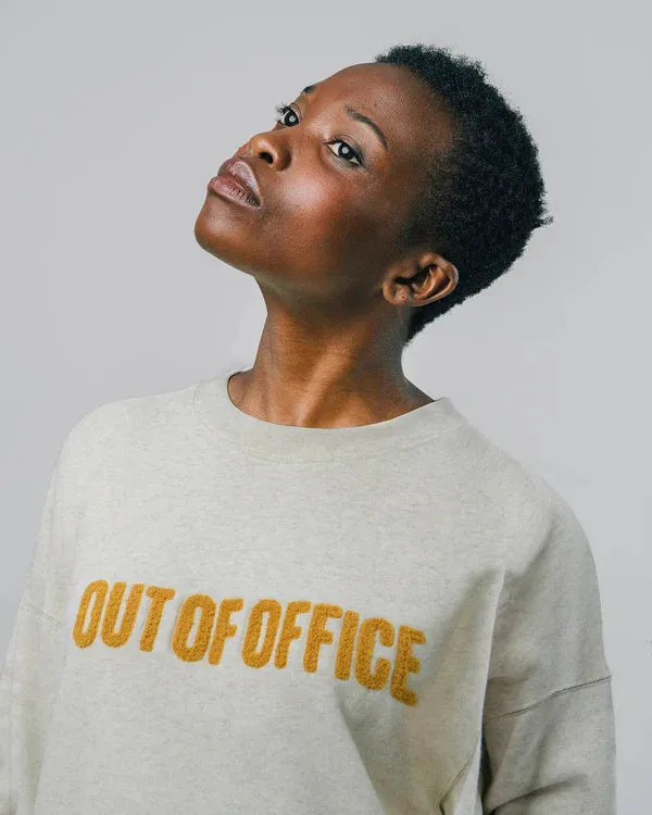 BRAVA Out of office sweatshirt cream women