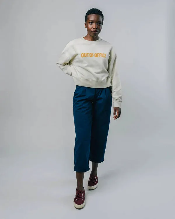 BRAVA Out of office sweatshirt cream women