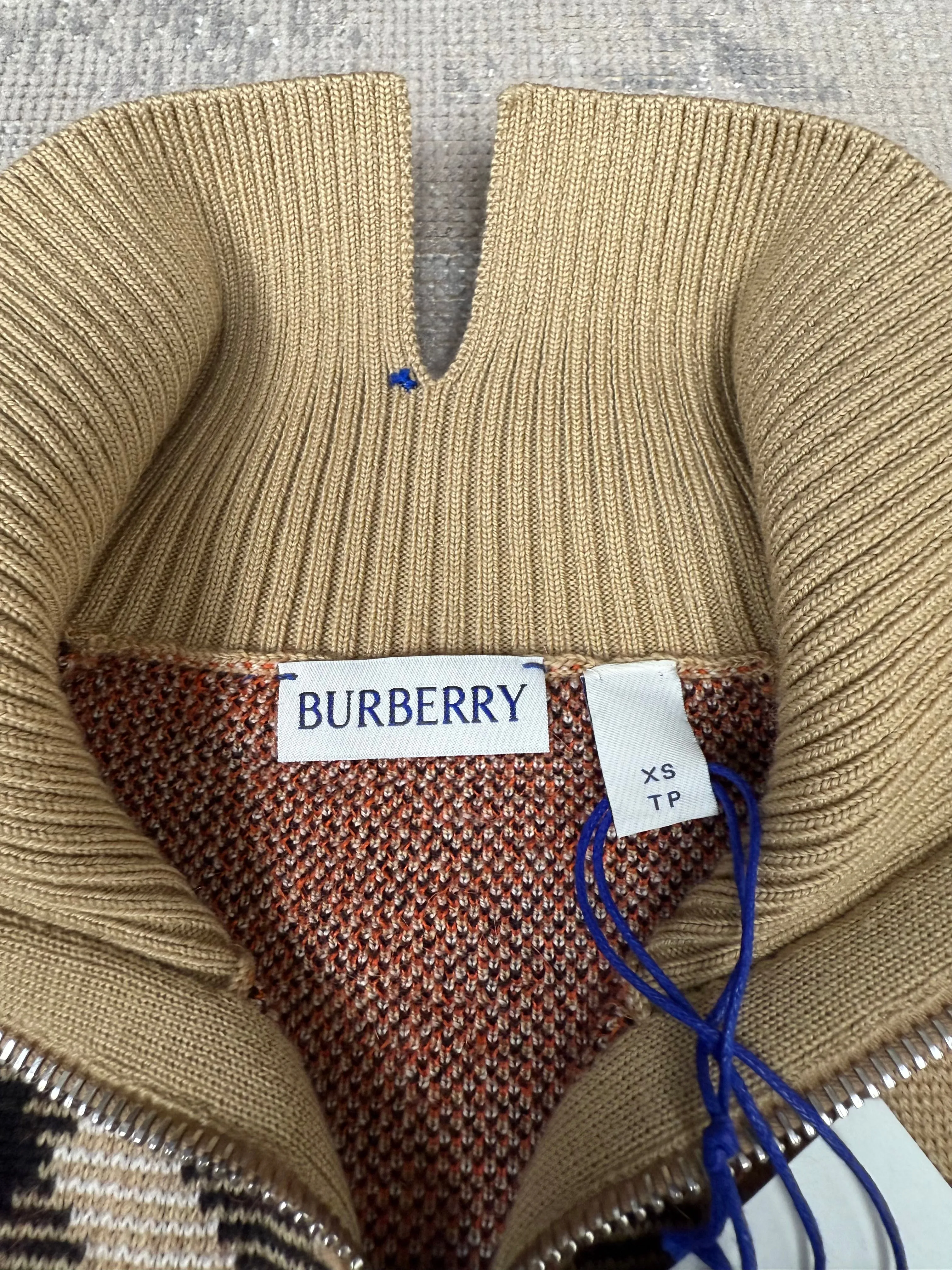 Burberry Check Wool Mohair Blend Jacket - Archive Beige (Unused)