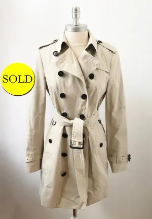 Burberry Prorsum Sandringham Mid-Length Coat Size 6