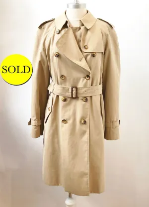 Burberry Trench With Removable Lining Size 12 Us