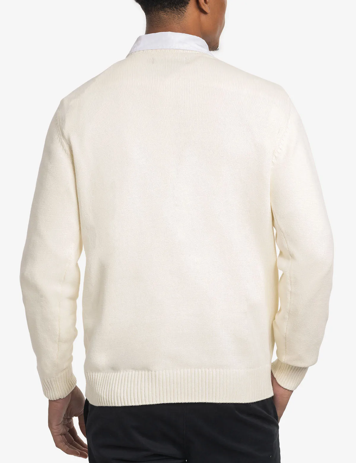 CABLE CREW NECK SWEATER