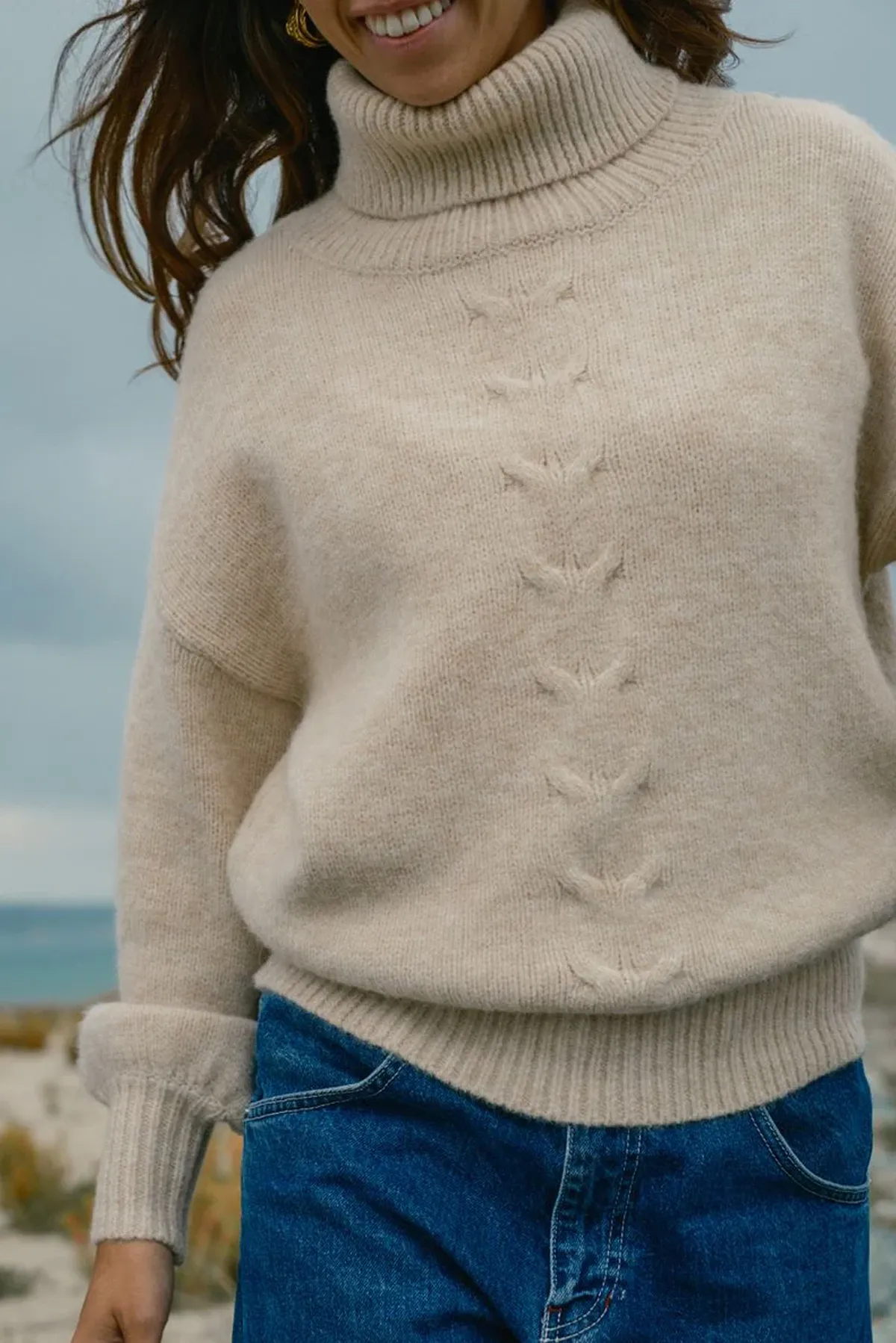 CABLE KNIT JUMPER