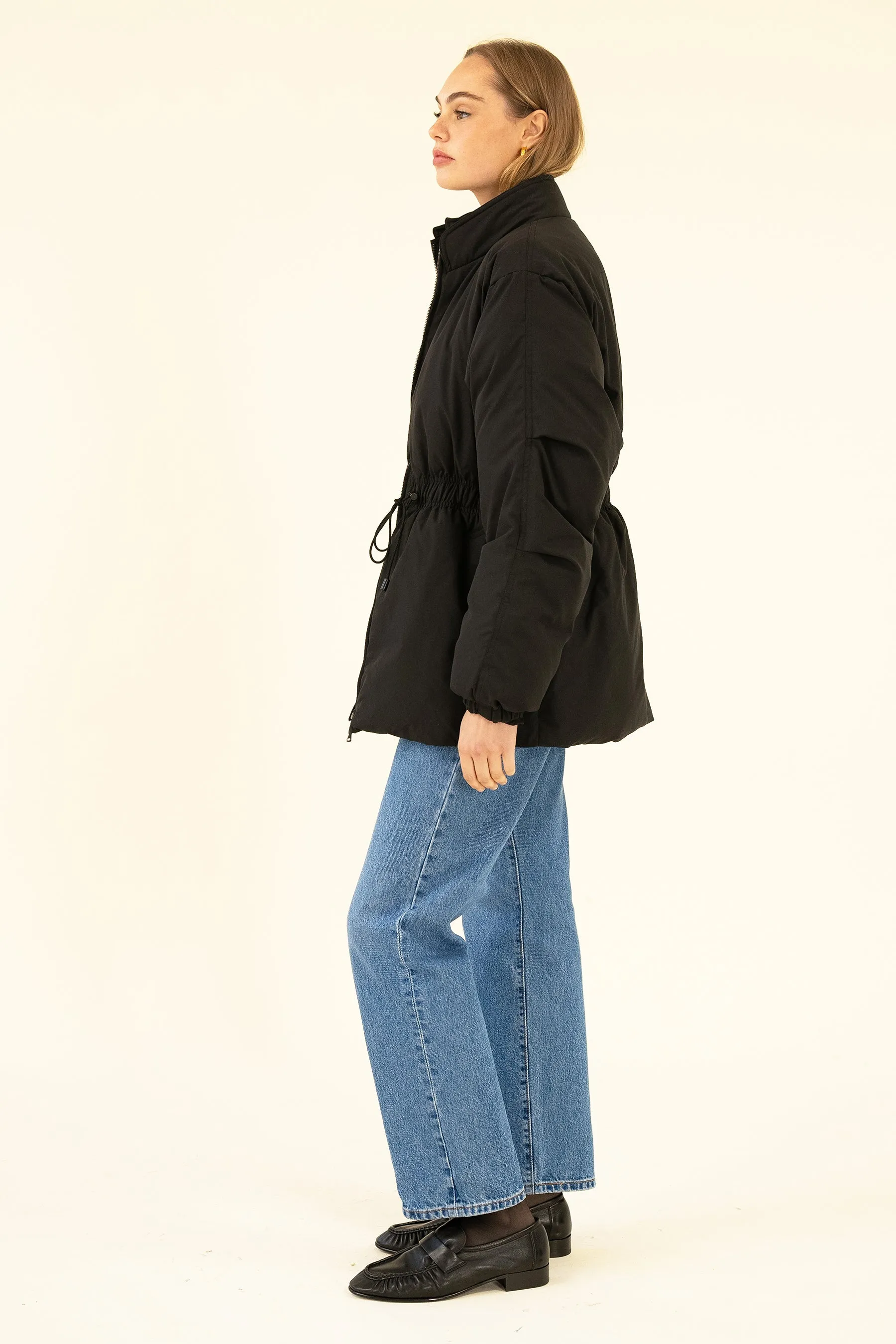 CADENCE PUFFER COAT - NOIR