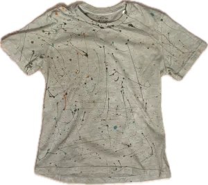 Californian Vintage- Multi Splatter T-shirt (army)