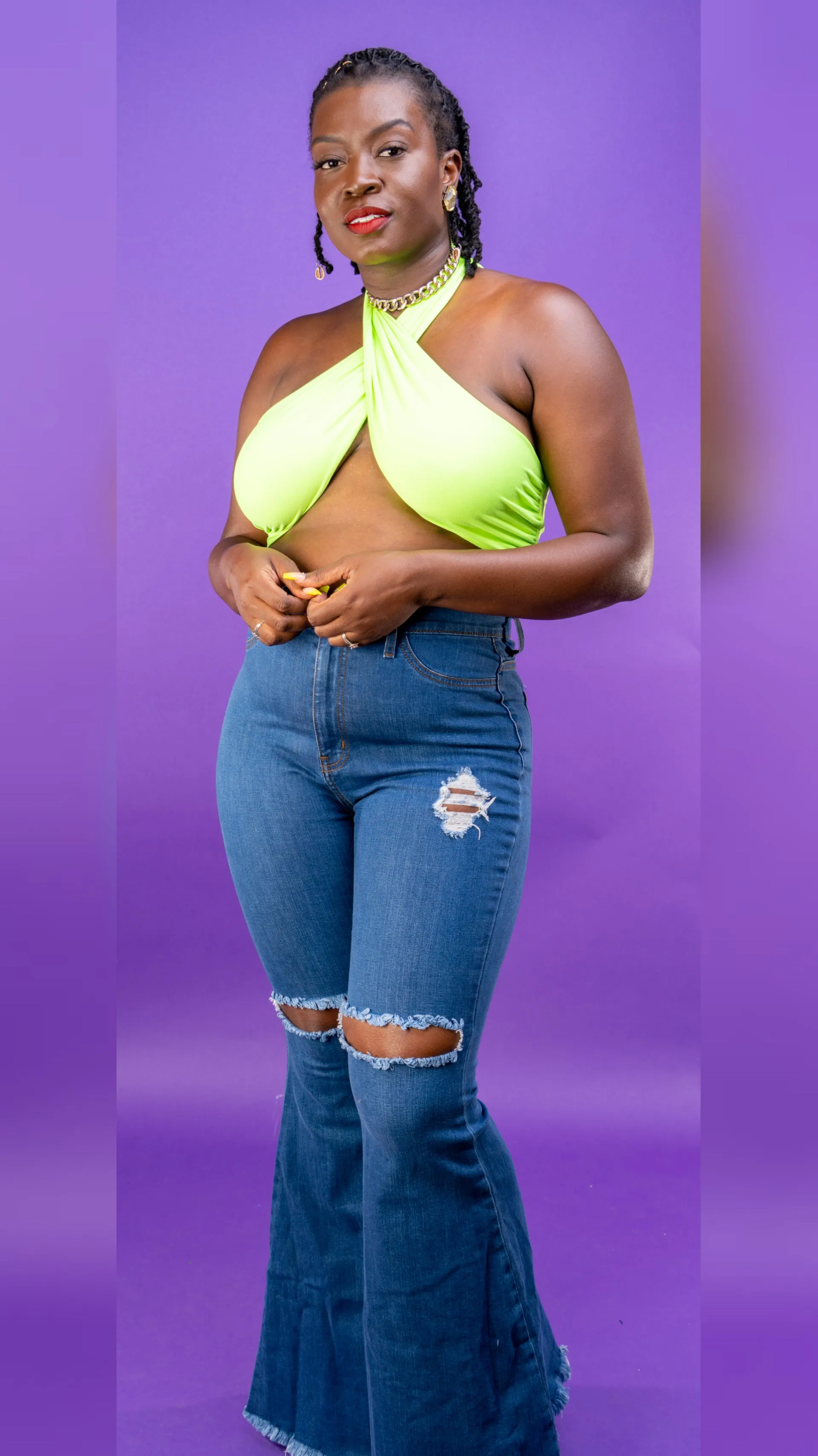 Carolina top (Neon Green)