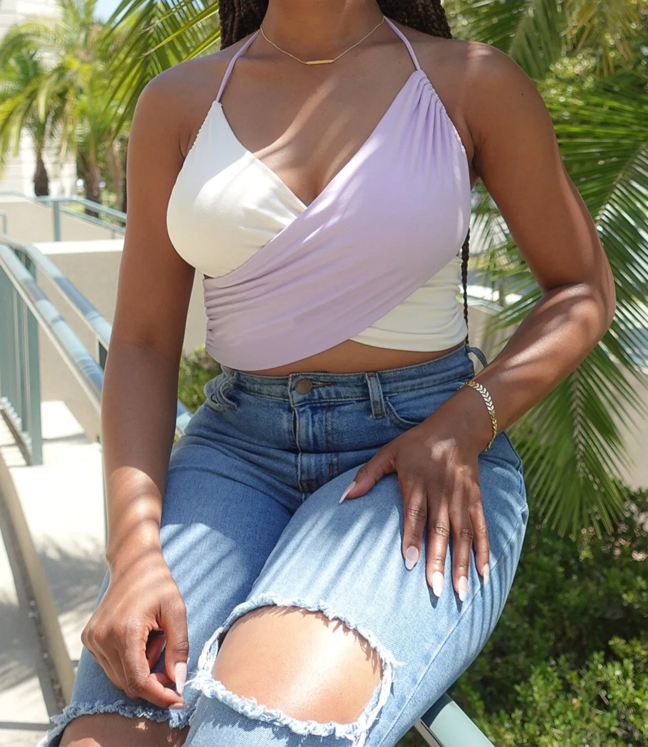 Caught In The Mix(Lilac/Cream)