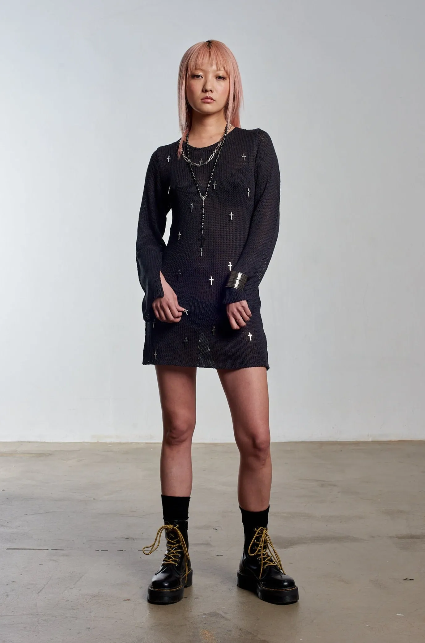 Charmed Knit Mini Dress