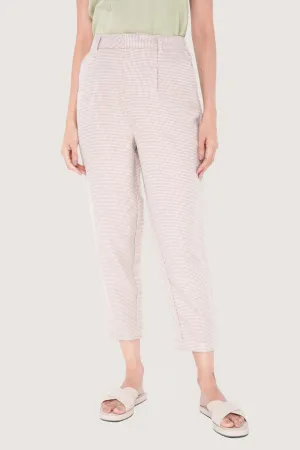 Checkered Ankle Length Cozy Pants