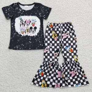 Checkered Mouse set w pants  2 pc set pre order ships end of march