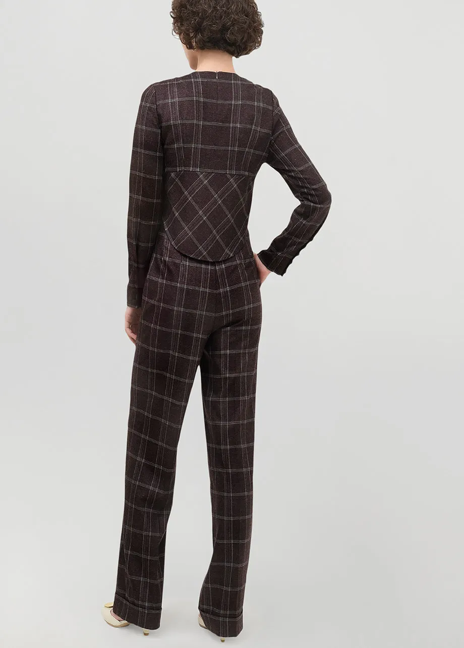 CHECKERED PANTS