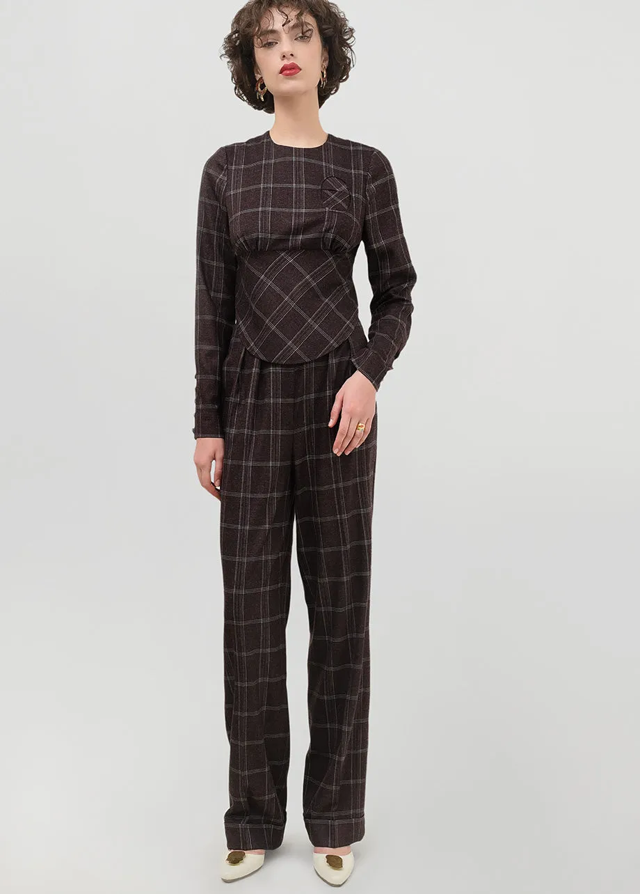 CHECKERED PANTS