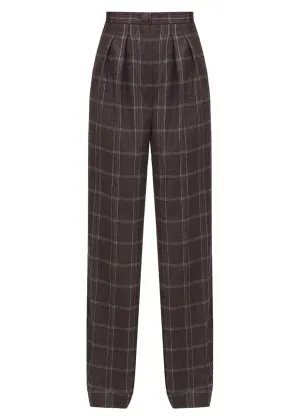 CHECKERED PANTS