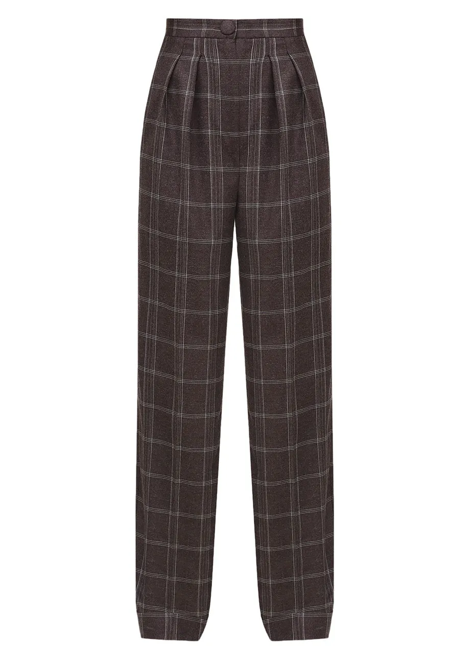 CHECKERED PANTS