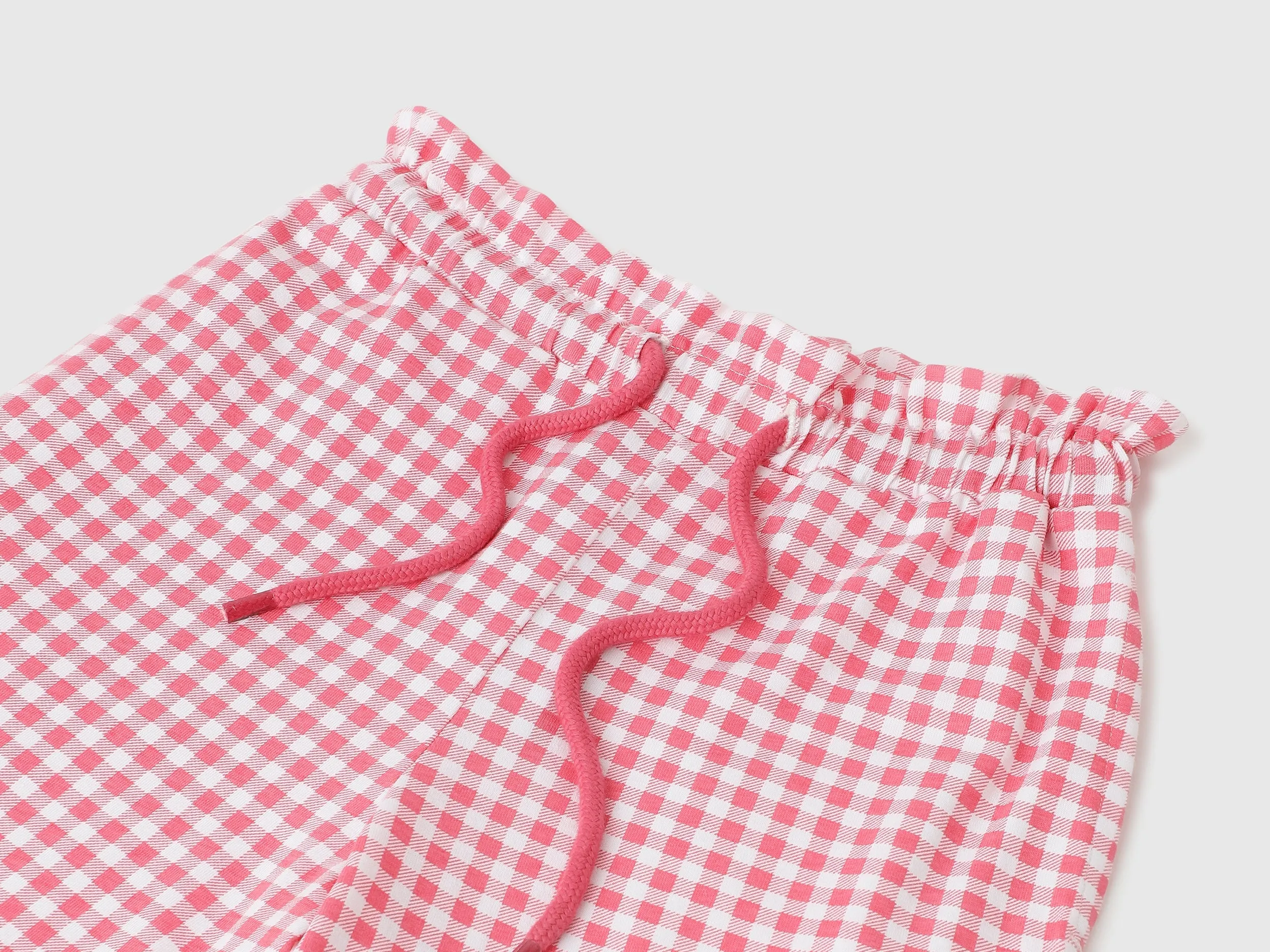 Checkered Regular Fit Trousers