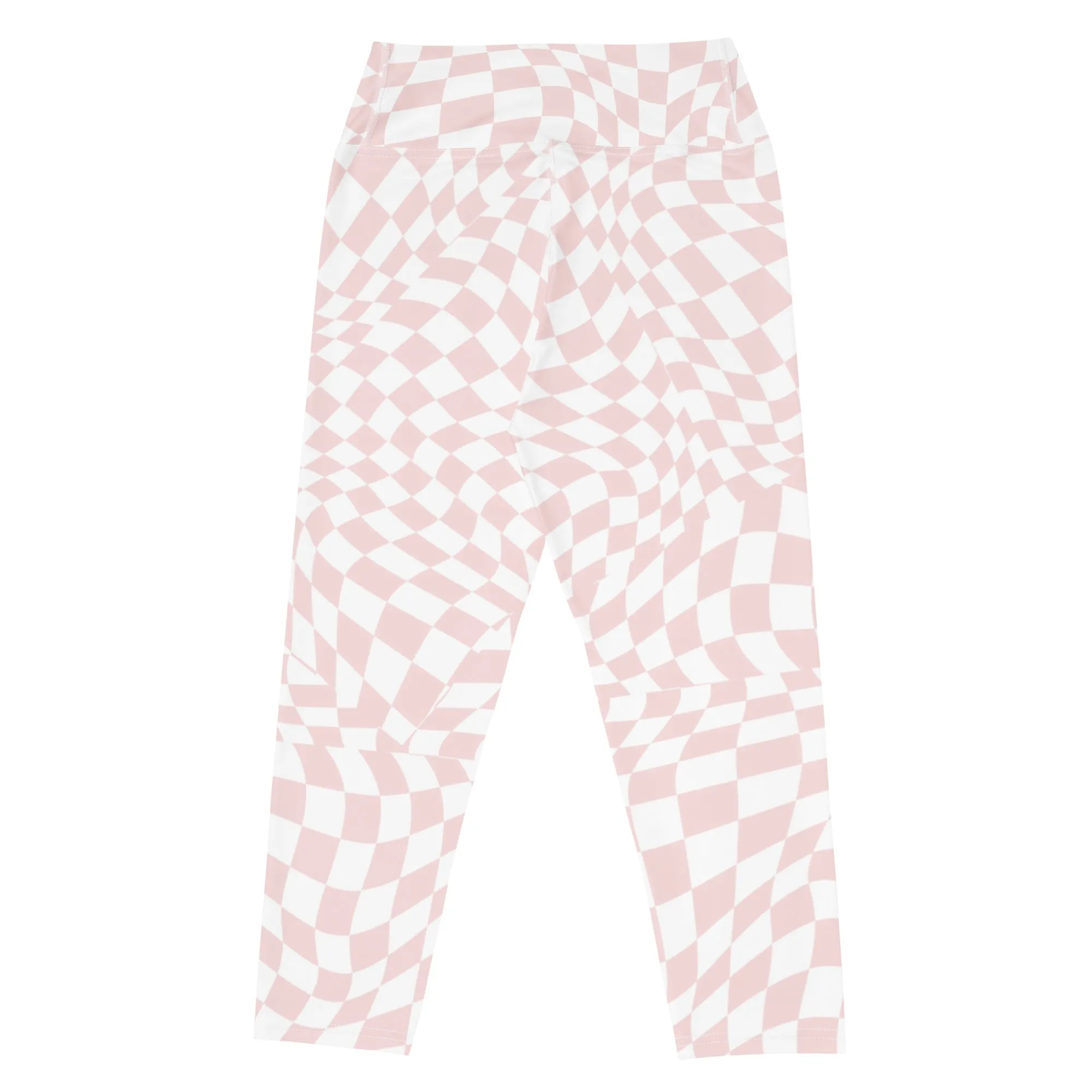 Checkered Yoga Capri Leggings