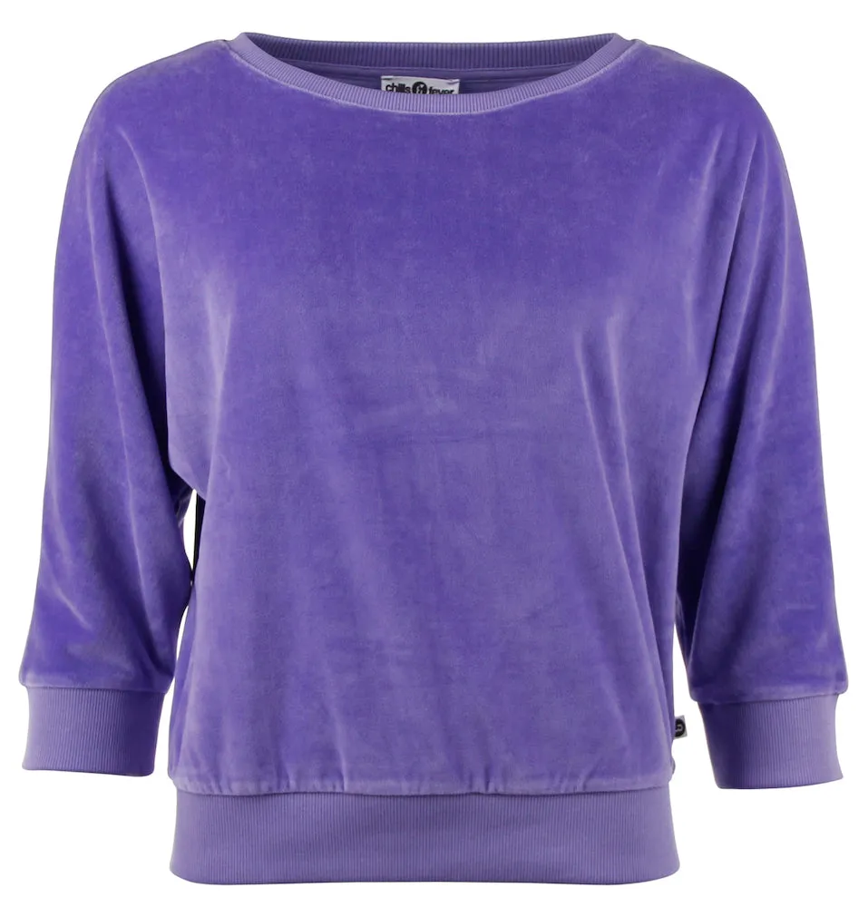 CHILLS & FEVER Sybille sweater paisley purple women