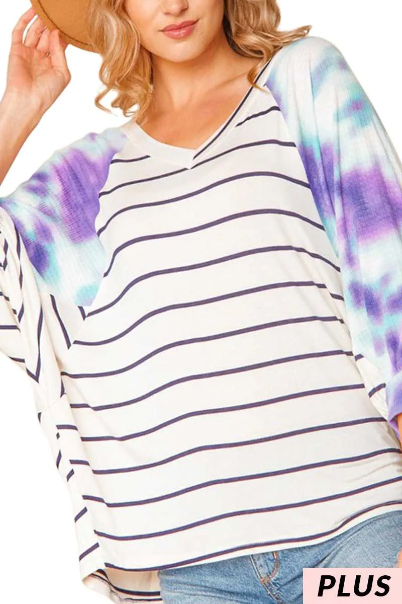 Chloe Tie Dye Top PLUS