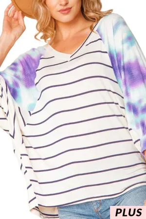 Chloe Tie Dye Top PLUS