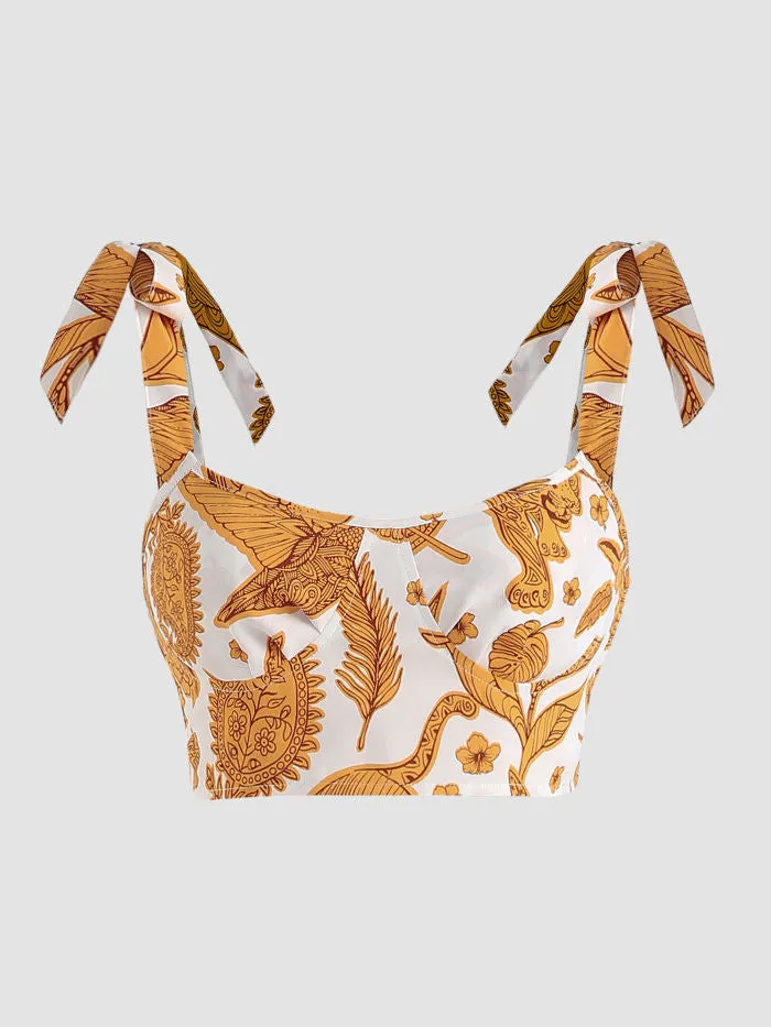 Cider Tie Shoulder Tank