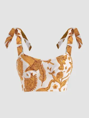 Cider Tie Shoulder Tank