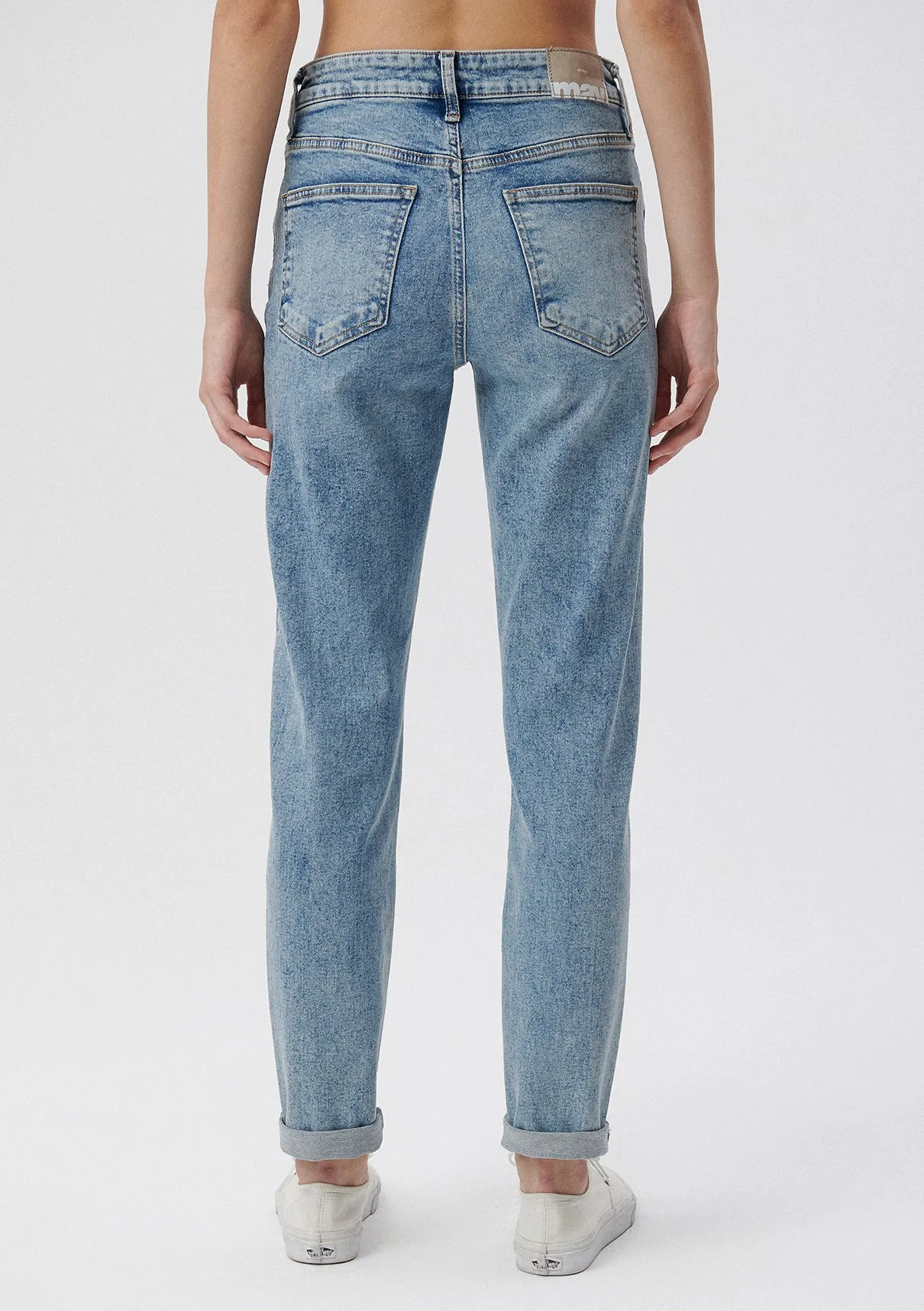 Cindy Blue Brushed Jean Pants