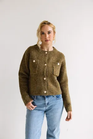 Classic Button-Up Knit Cardigan-Final Sale