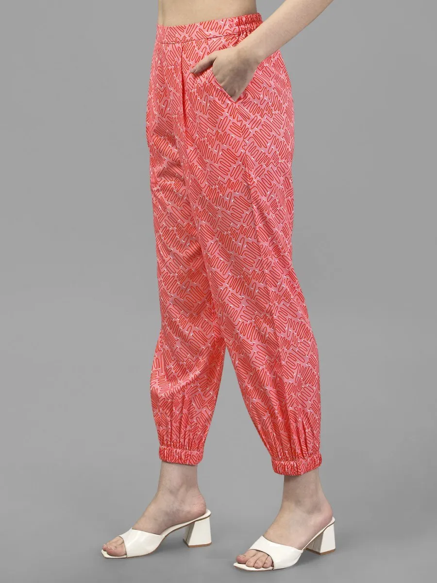 Co-Ords for Women Peach Colour.