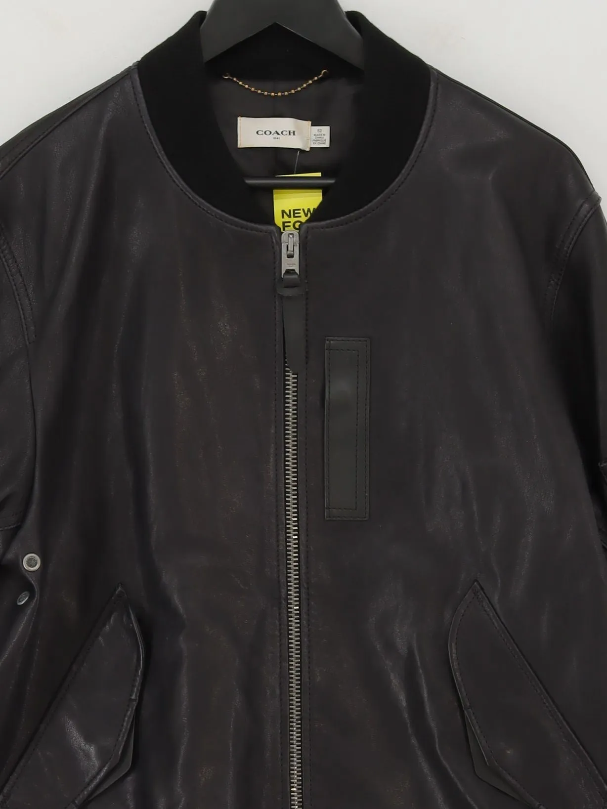 Coach Men's Jacket Chest: 42 in Black