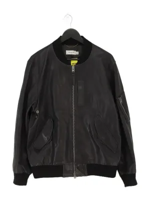 Coach Men's Jacket Chest: 42 in Black