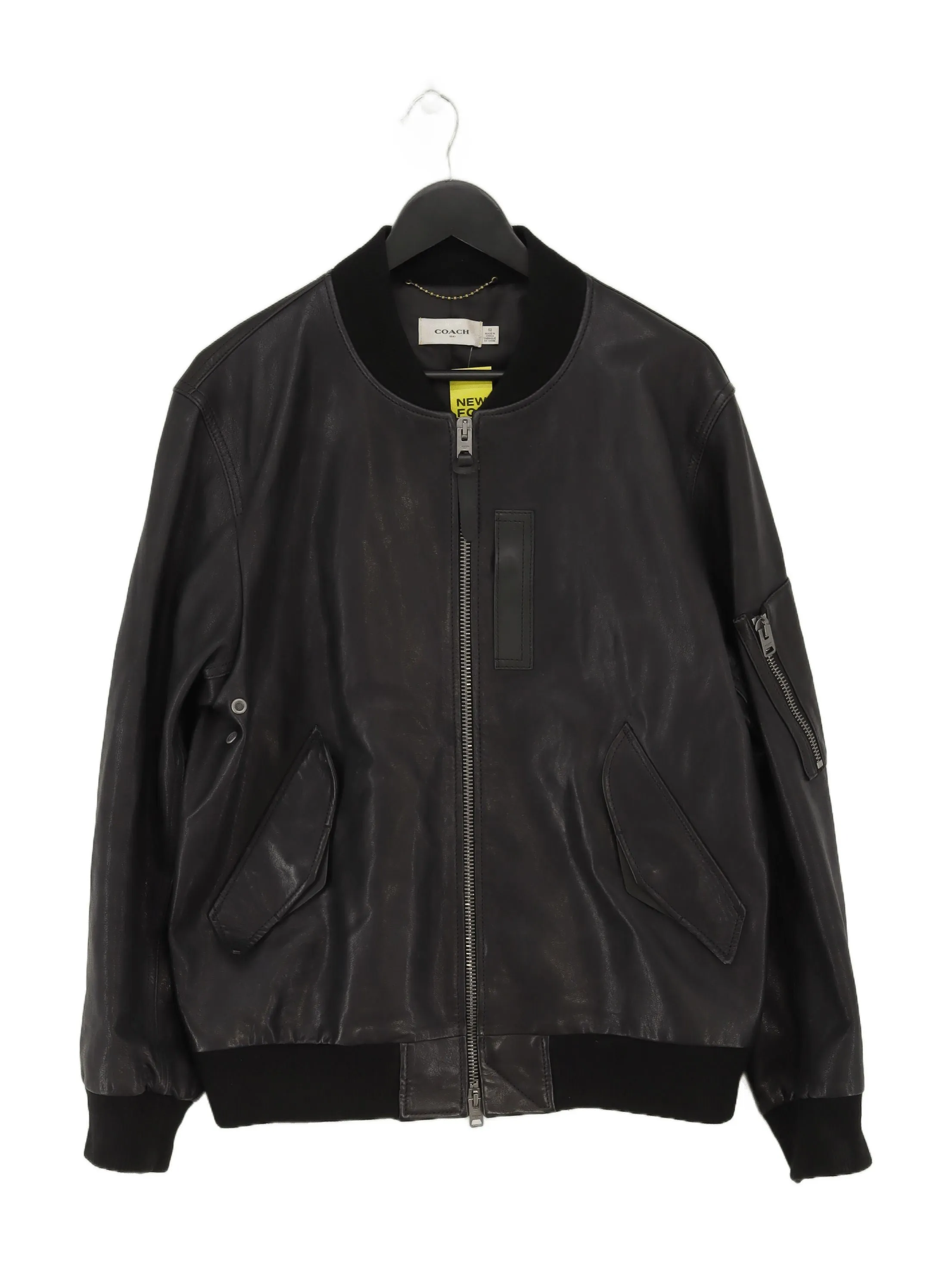 Coach Men's Jacket Chest: 42 in Black
