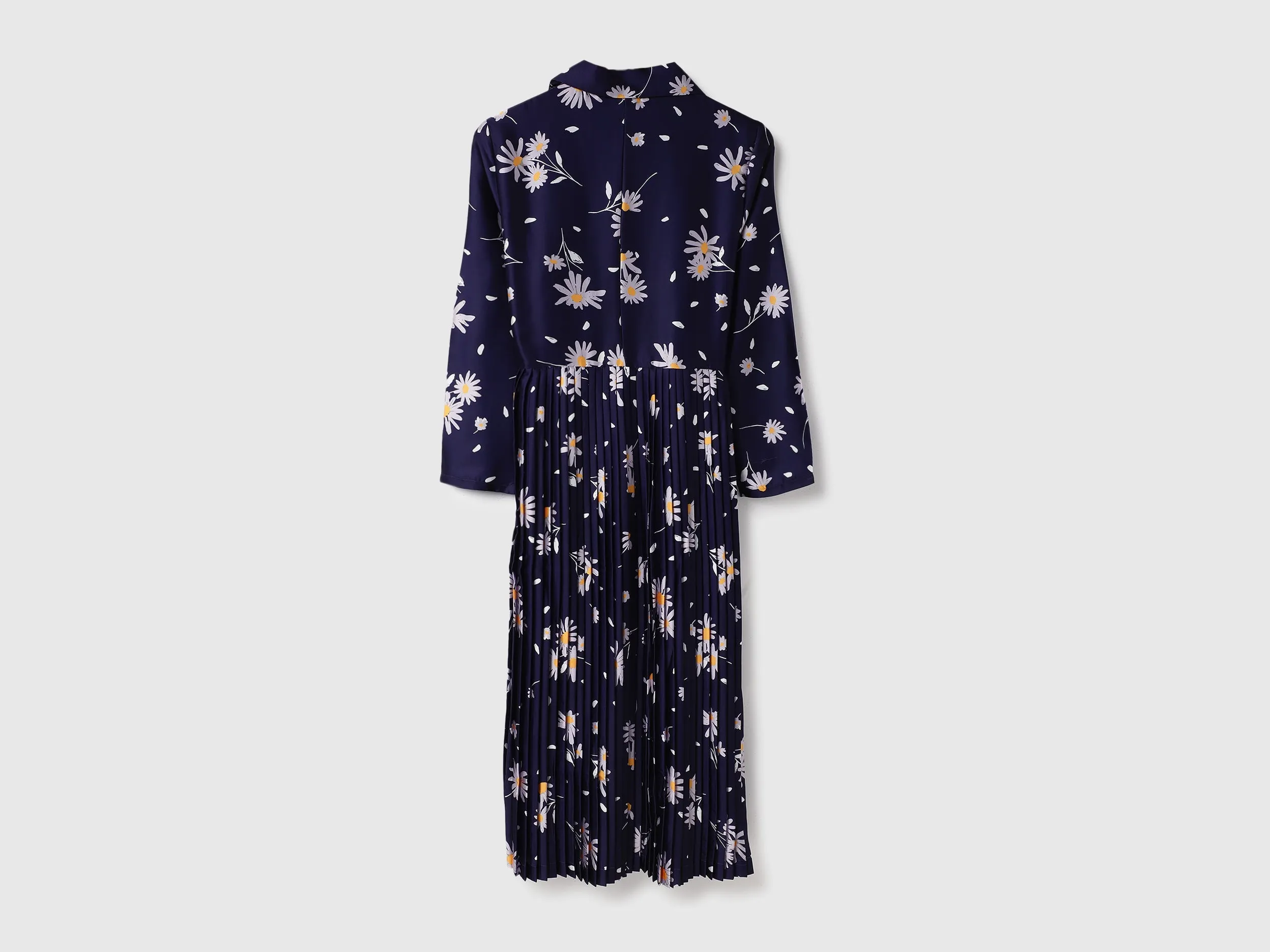 Collared Floral Print Dresses