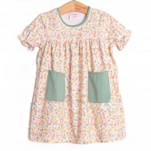 Colors of the Wind Pocket Dress, Green