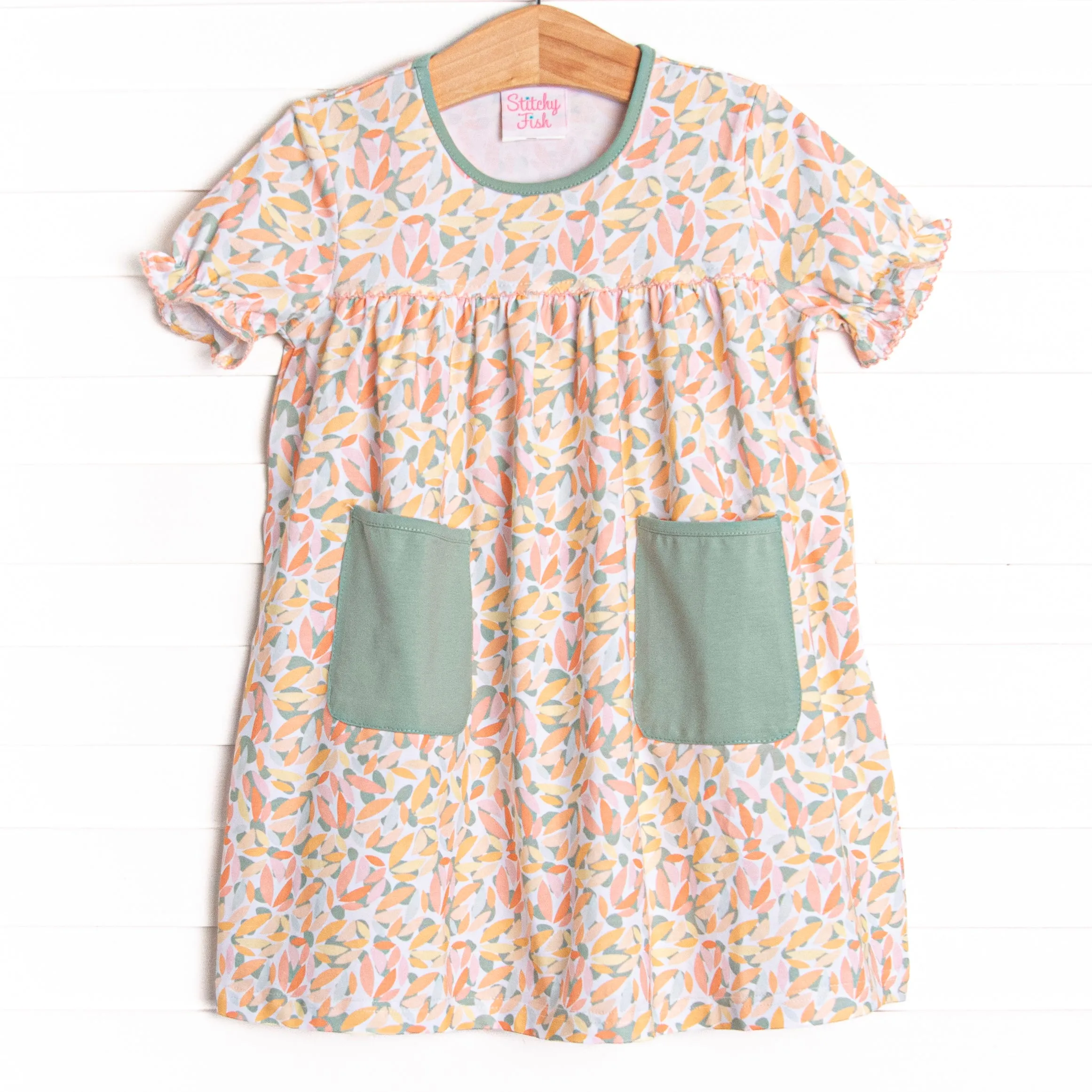 Colors of the Wind Pocket Dress, Green