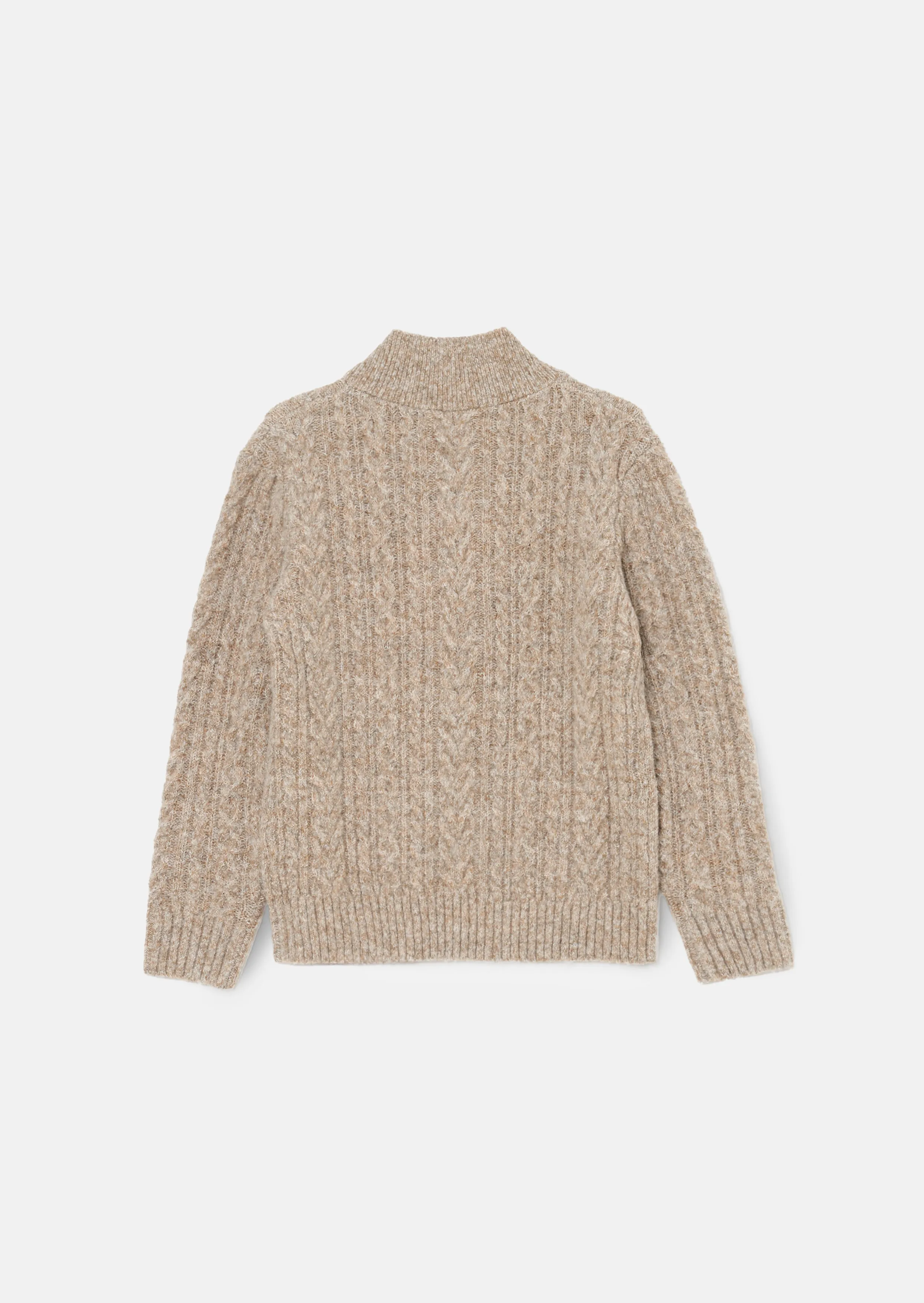 Connor Stone Cable Zip Neck