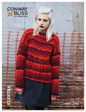 Conway   Bliss for Debbie Bliss Elektra Cable Sweater Pattern