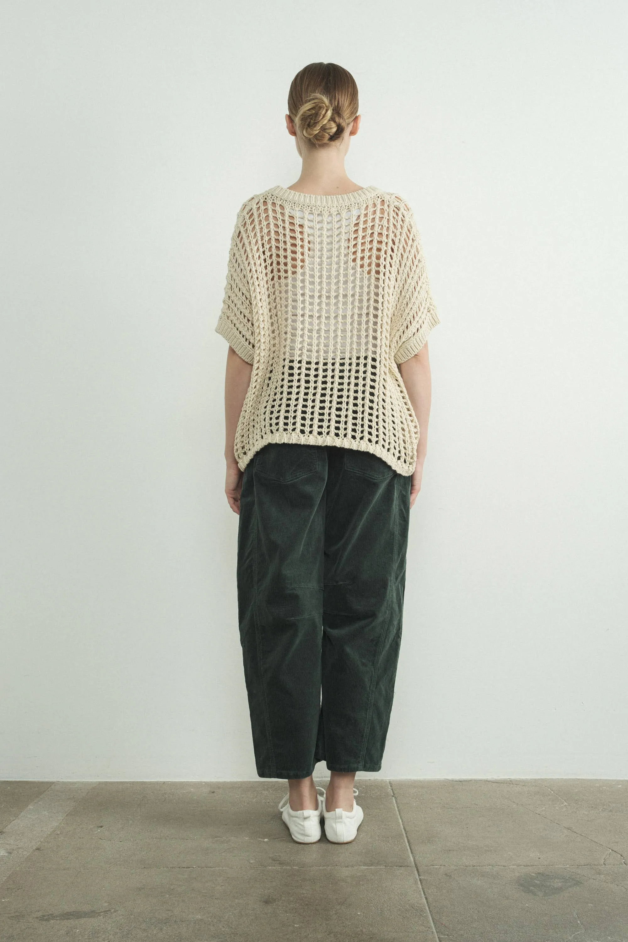 CORDUROY SLOUCHY RELAX FIT PANTS