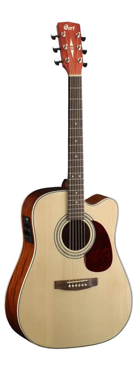 Cort MR500E Acoustic Electric Guitar Package w/Gigbag - Open Pore Natural