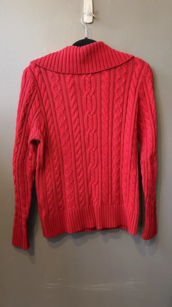 Cotton Cable 1/4 Zip Sweater