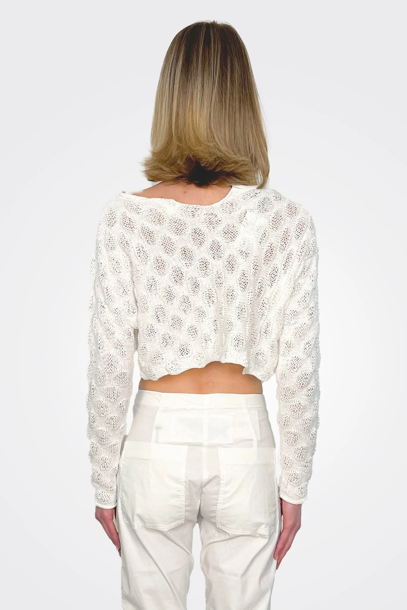 Cropped Sweater - Off White